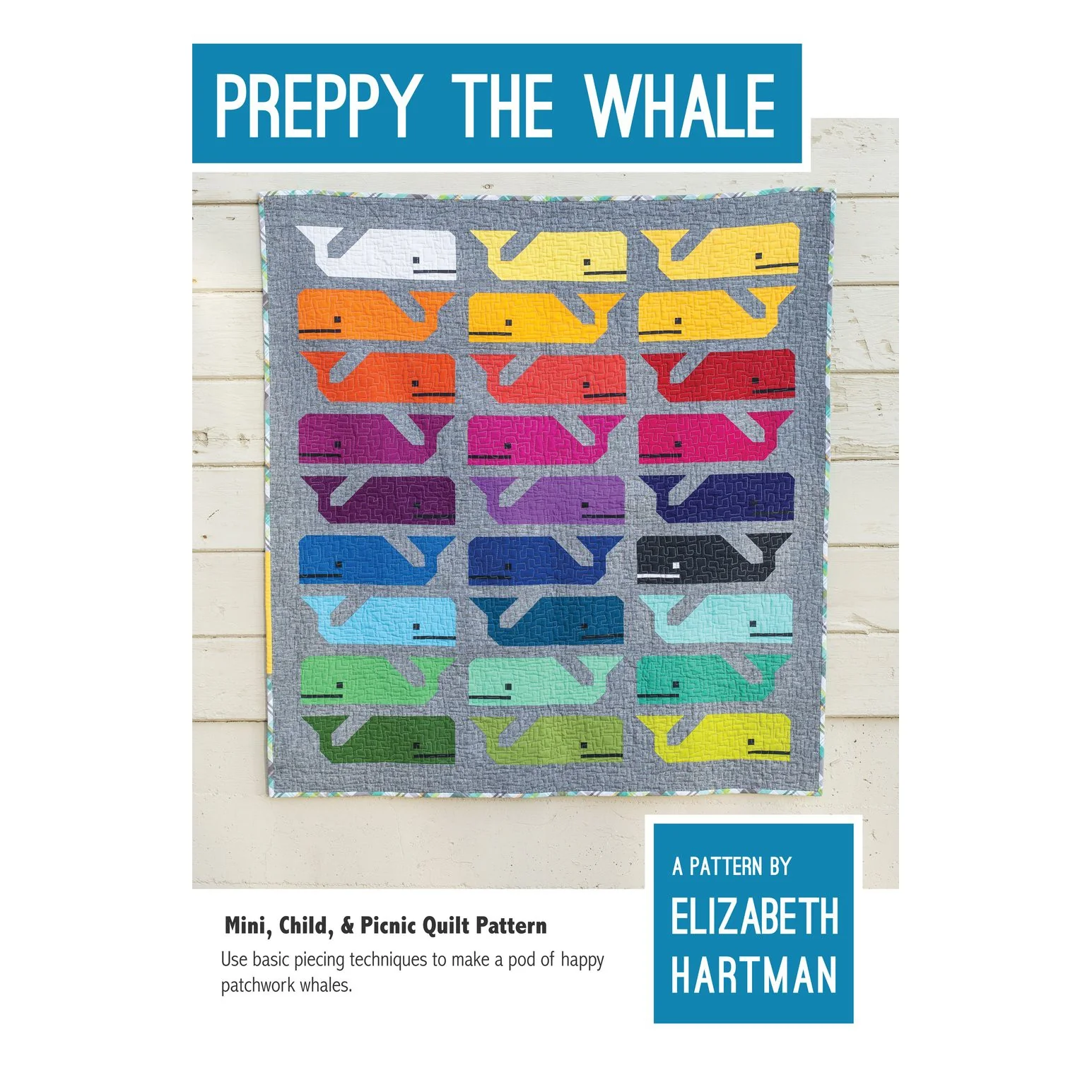 Preppy the Whale Quilt Pattern - Image 2