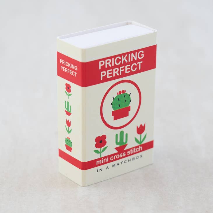 Pricking Perfect Mini Hoop Cross Stitch Kit in a Matchbox - Image 5