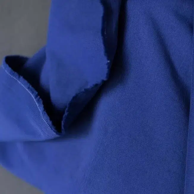 Prussian Blue 8oz Organic Sanded Twill - Image 2