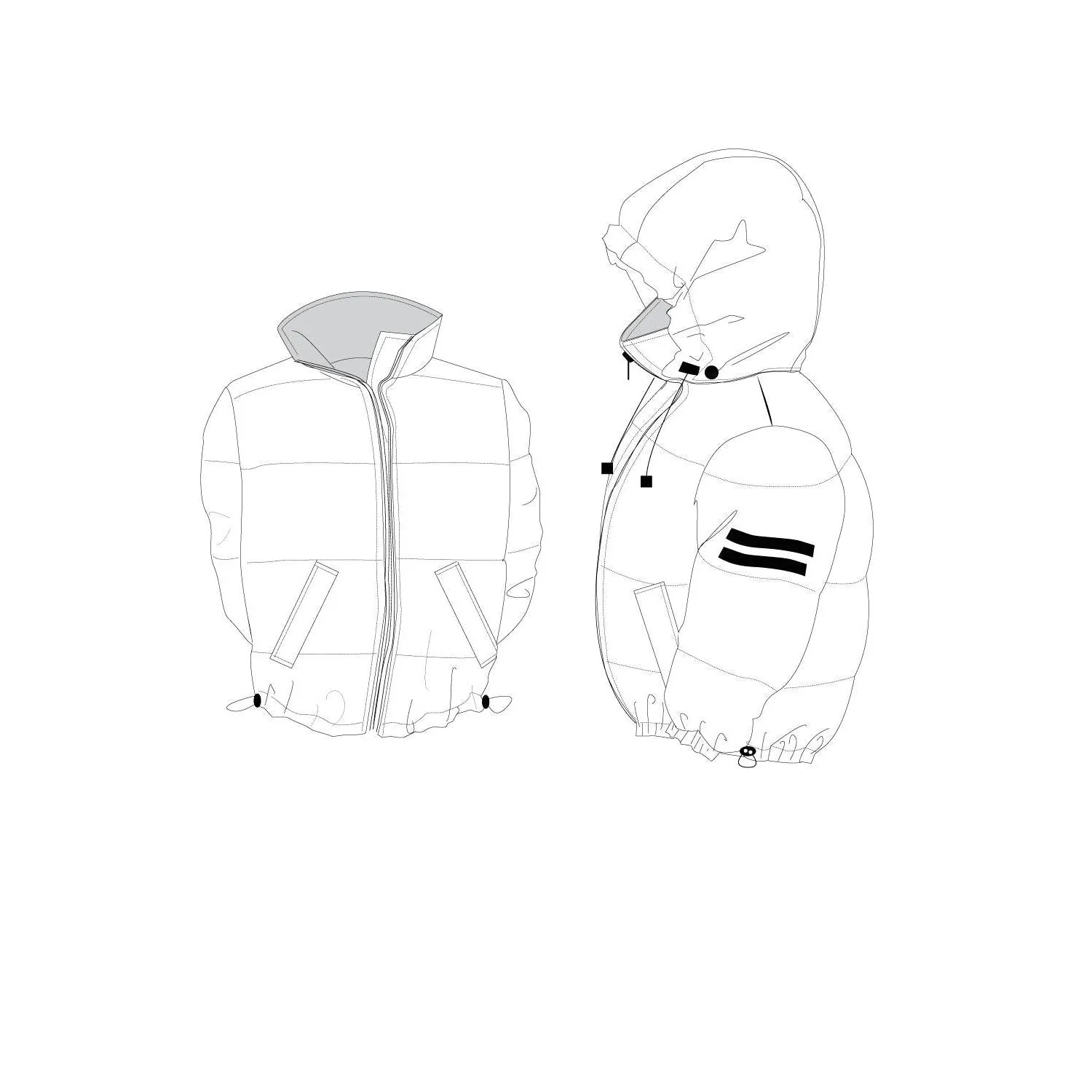 Puffer Jacket Pattern - PDF DOWNLOAD - Image 3