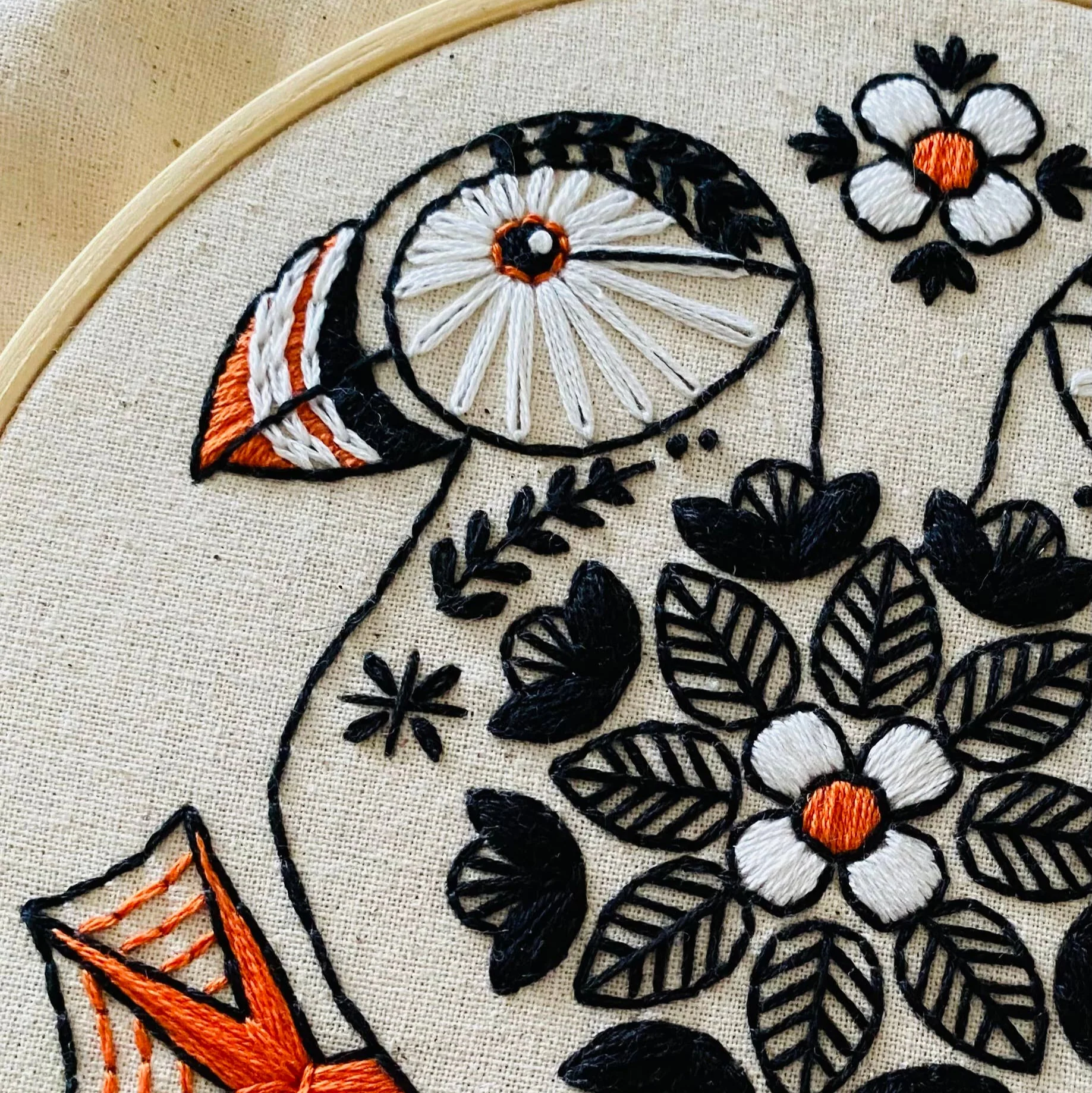 Puffin Embroidery Kit - Image 2