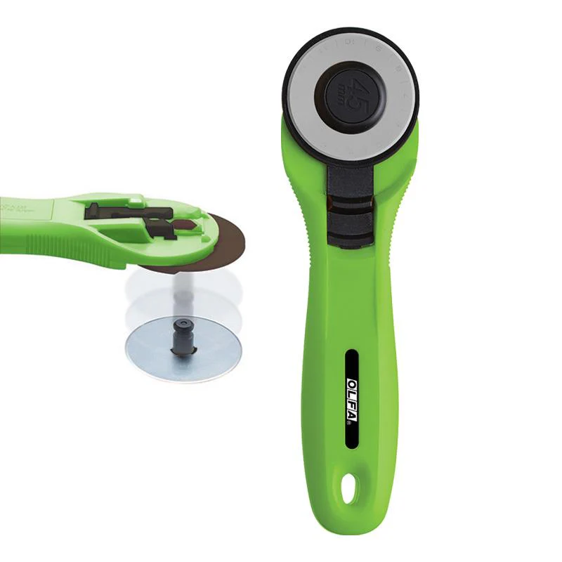 Quick-Change Rotary Cutter - Lime Green - 45mm