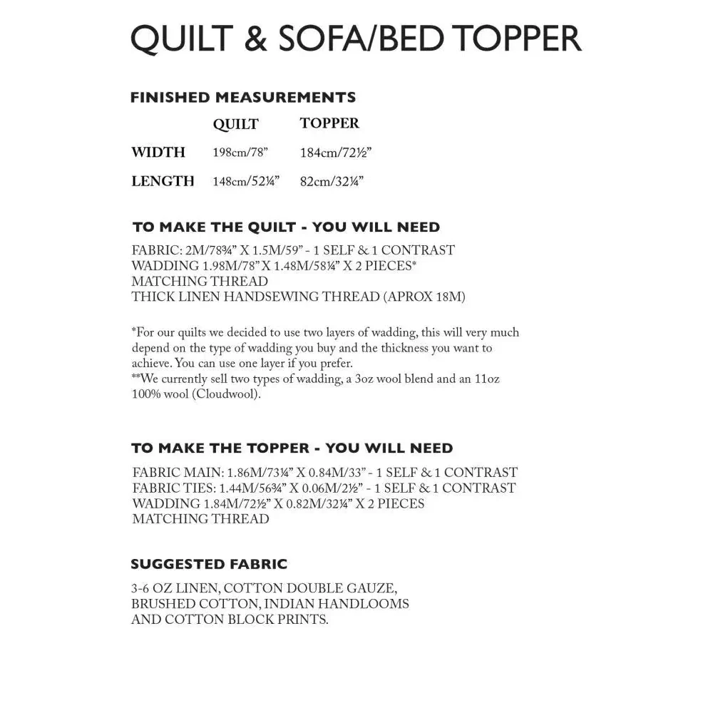 Quilt & Sofa/Bed Topper Pattern - PDF DOWNLOAD - Image 5
