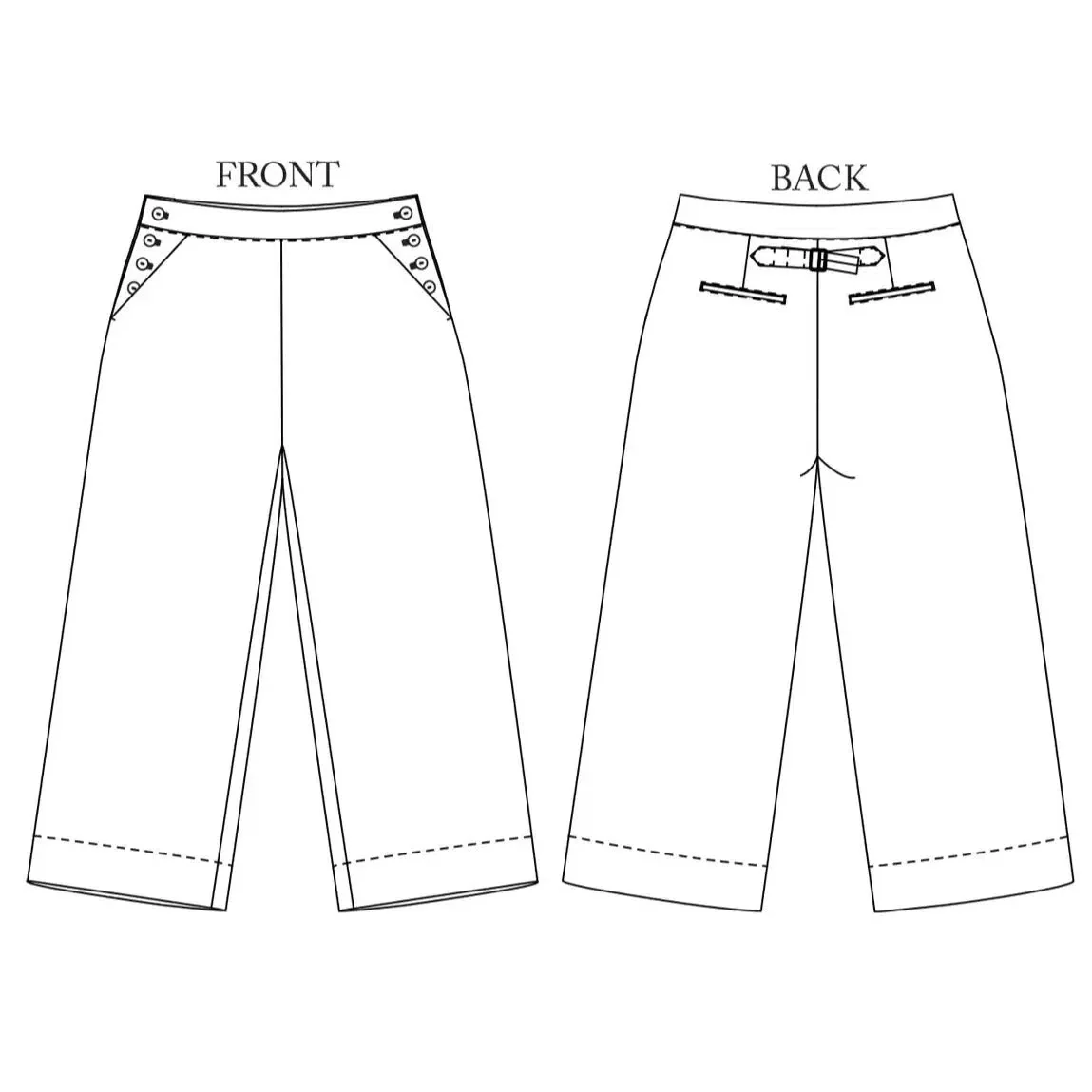Quinn Trousers Pattern - PDF DOWNLOAD - Image 5