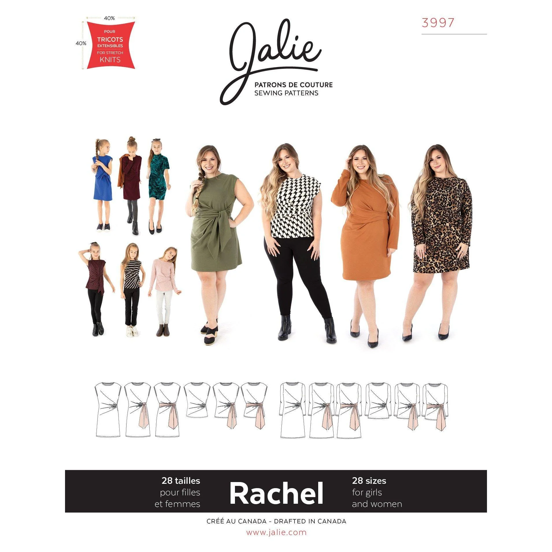 Rachel Front-Tie Dress & Top Pattern - PDF DOWNLOAD - Image 14