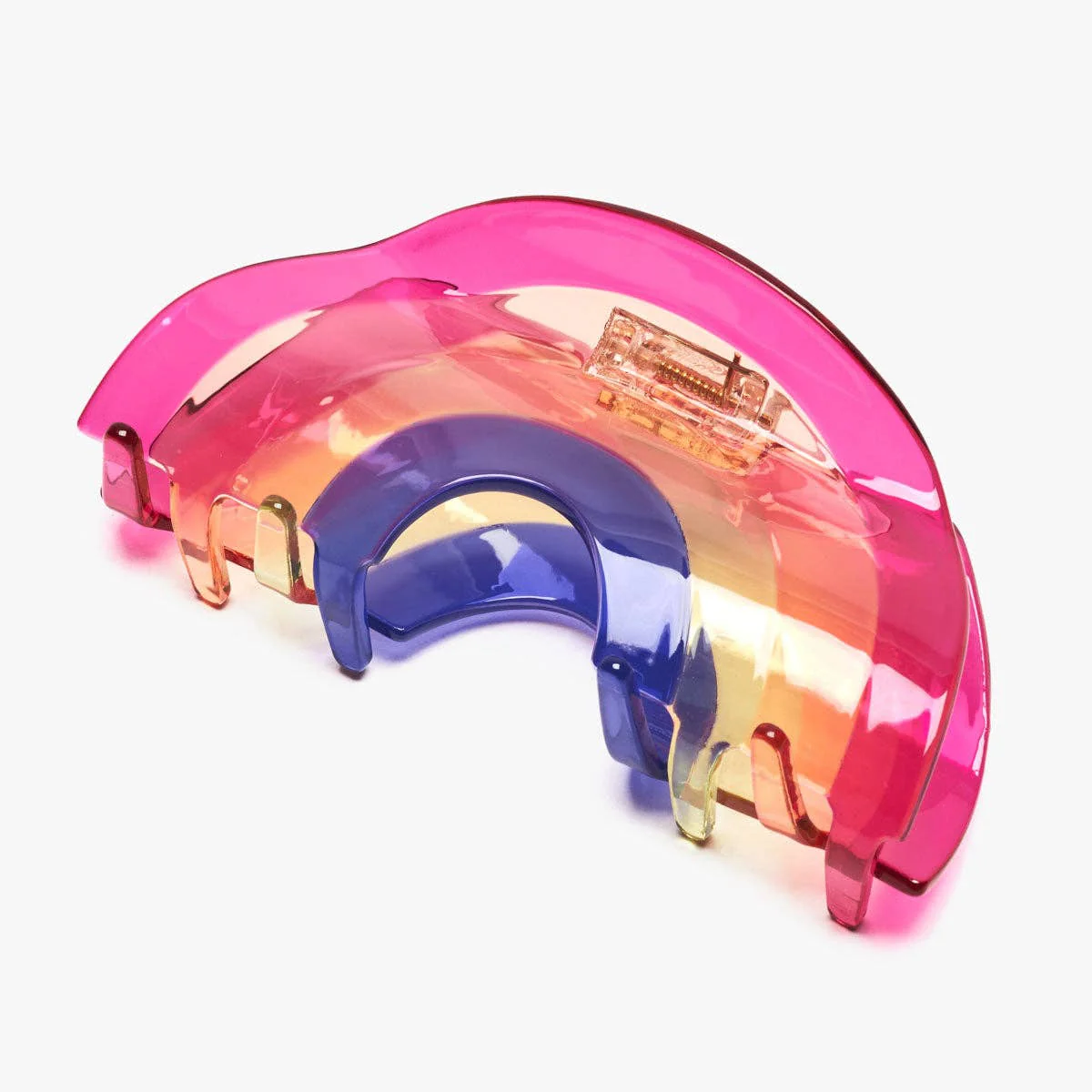 Rainbow Jelly XL Hair Claw