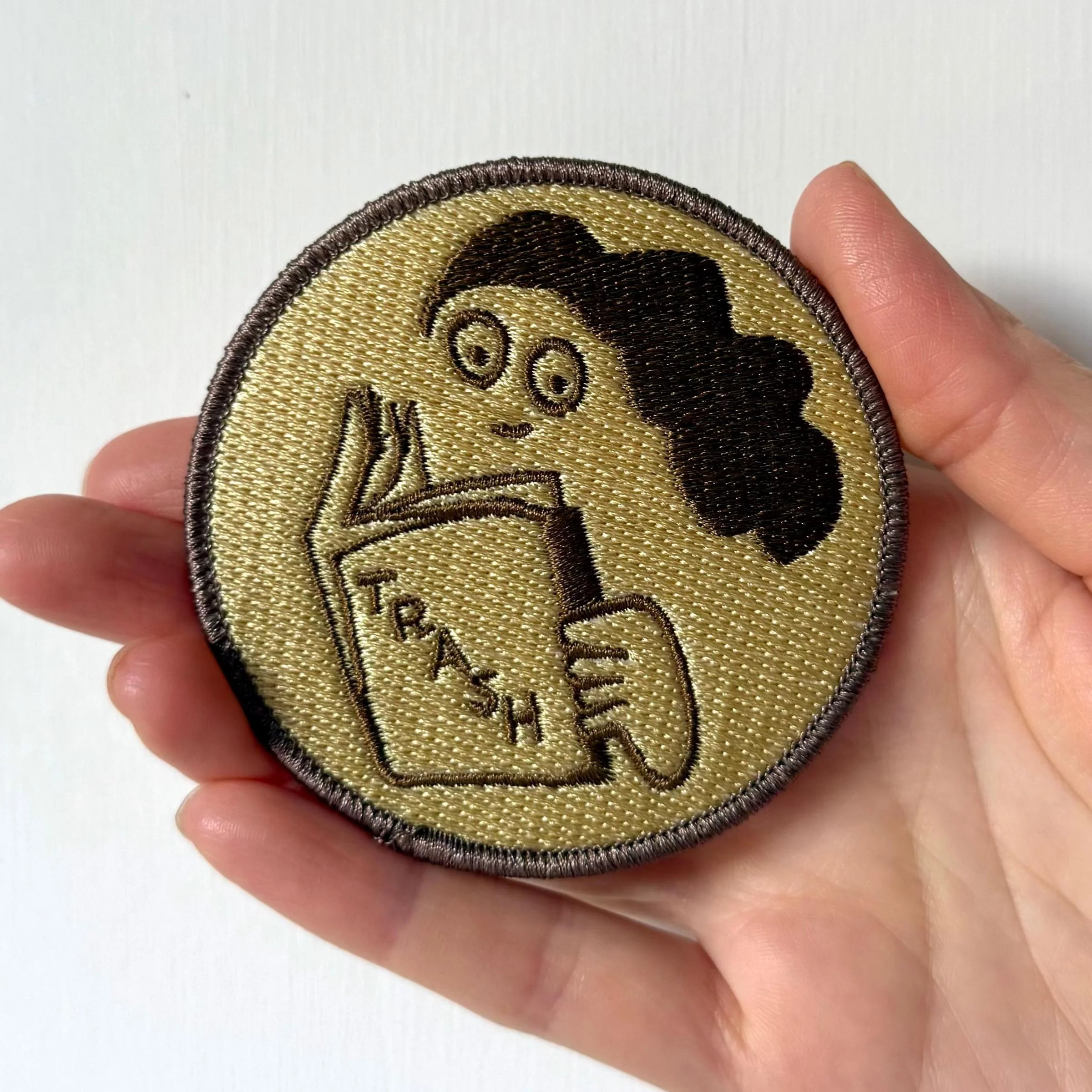 Reading Trash Sew-On Patch