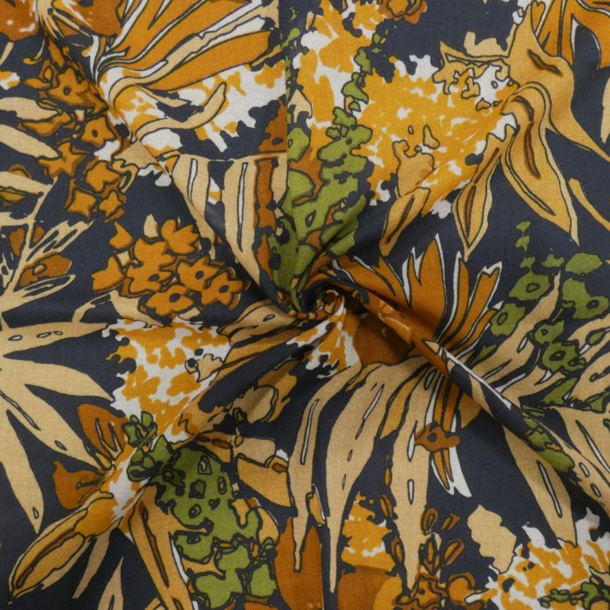 REMNANT: Cerutti Lawn - Hibiscus Sundown 30% OFF 1.44 YDS