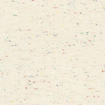 REMNANT: Essex Speckled Yarn Dyed, 1090 - Cream 30% OFF 1.55 YDS