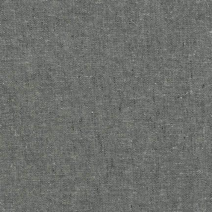 REMNANT: Essex Yarn Dyed Solids 295-Graphite 30% OFF 1.91 YDS