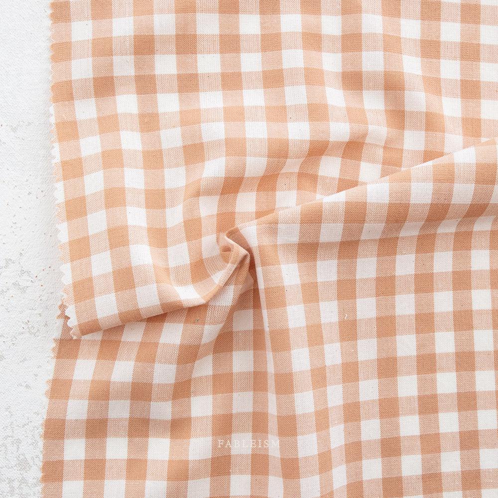 REMNANT: Small Camp Gingham, Merit Pink 30% OFF 1.08 YDS