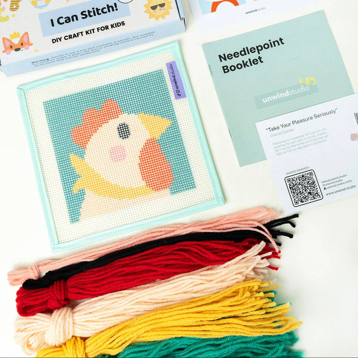 Rick the Rooster - Needlepoint Kit for Kids - Image 3