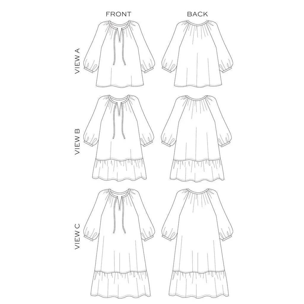 Roscoe Blouse & Dress Pattern - Image 4