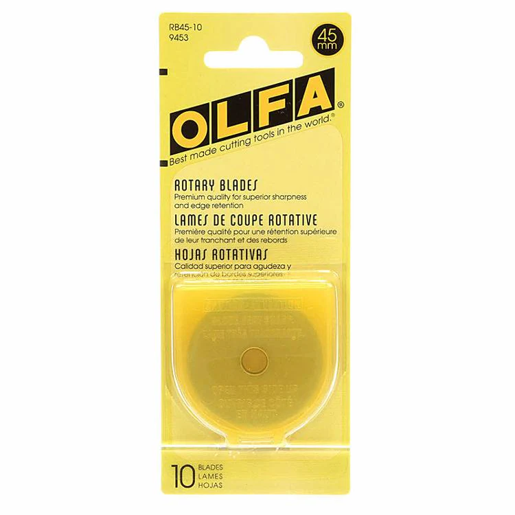 Rotary Cutter Blades 45mm - 10 pack