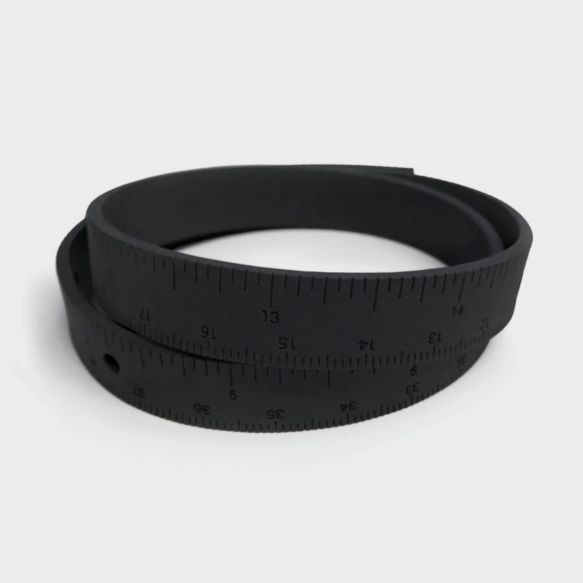 Rubber Wrist Ruler Black