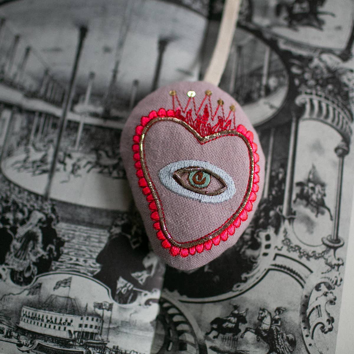 Sacred Heart - Lavender Sachet Ornament
