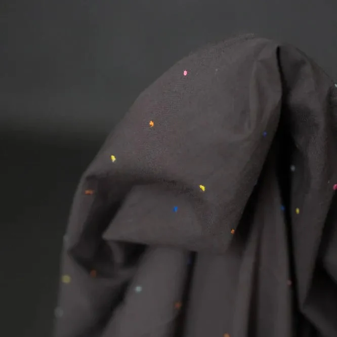 Sagittarius Spot Embroidered Indian Cotton