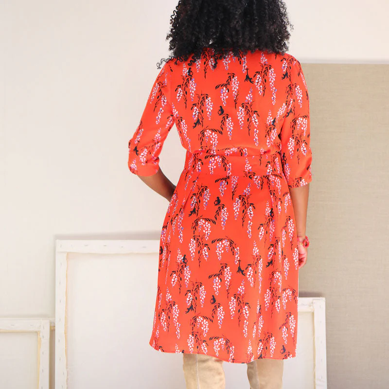 Saint-Germain Wrap Dress Pattern - PDF DOWNLOAD - Image 2