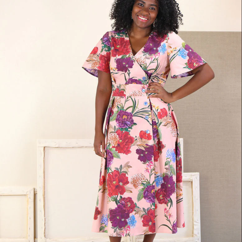 Saint-Germain Wrap Dress Pattern - PDF DOWNLOAD - Image 4