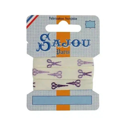 Sajou Cotton Ribbon Card - Scissors 1M - Image 4