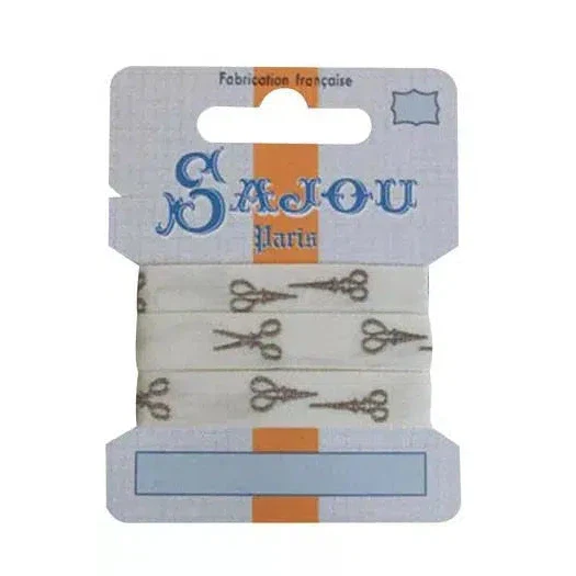 Sajou Cotton Ribbon Card - Scissors 1M - Image 5