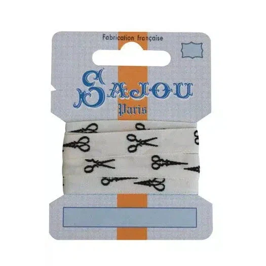Sajou Cotton Ribbon Card - Scissors 1M - Image 6