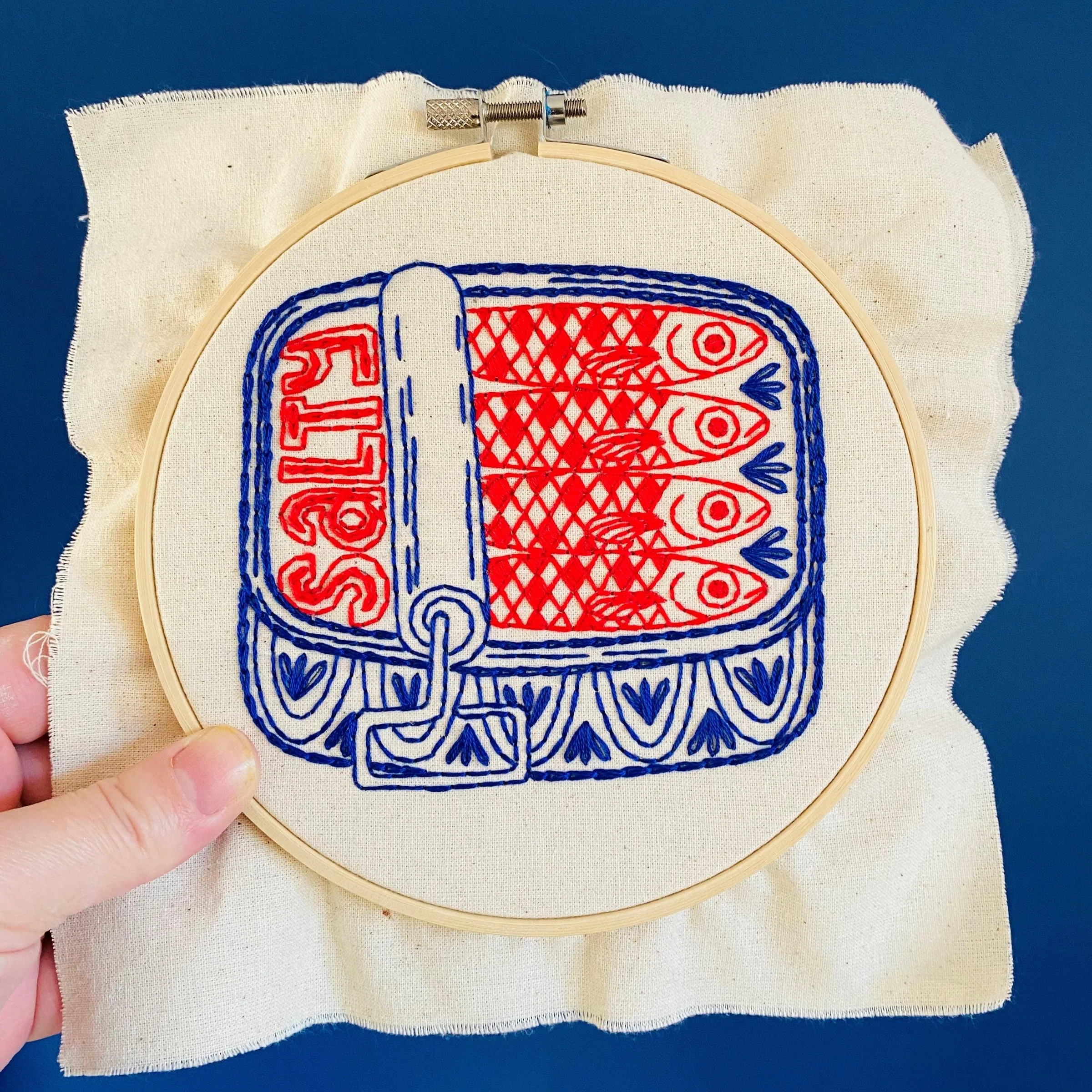 Sardines Embroidery Kit - Image 5