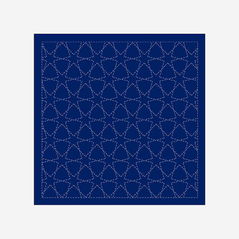 Sashiko Sampler - Navy - Image 5
