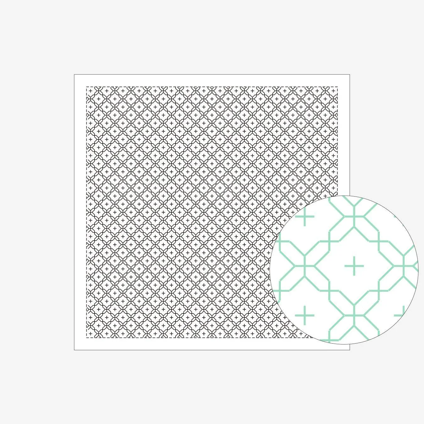 Sashiko Sampler - White - Image 3
