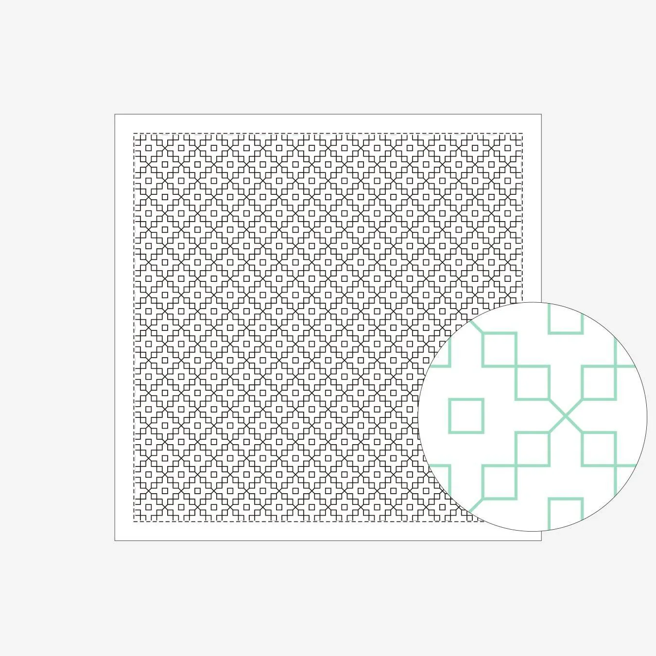 Sashiko Sampler - White - Image 7