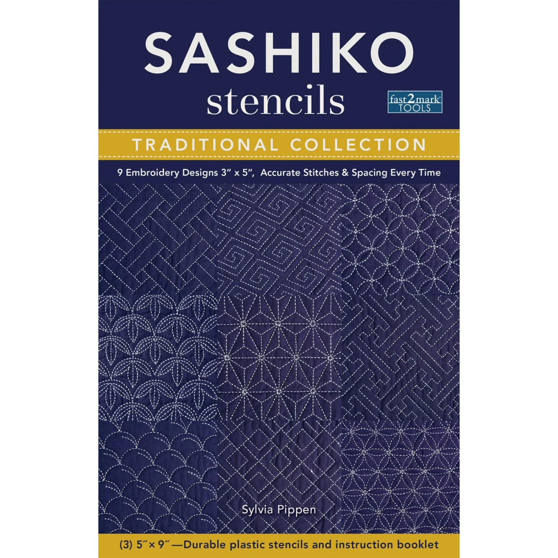 Sashiko Stencils by Sylvia Pippen