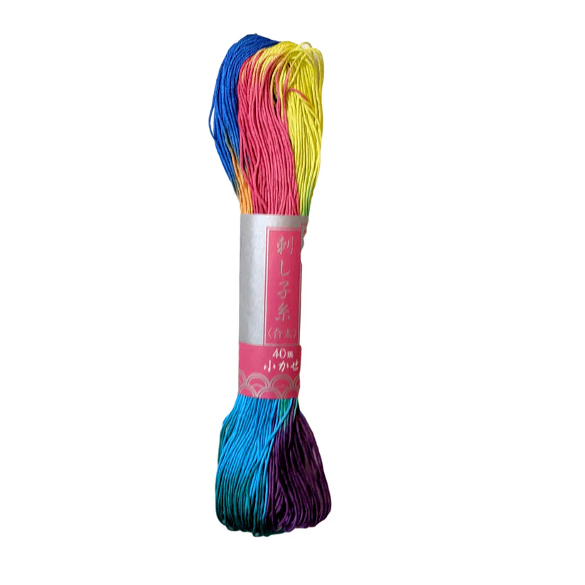Sashiko Thread Skein - Thick Multi-Color - Image 5