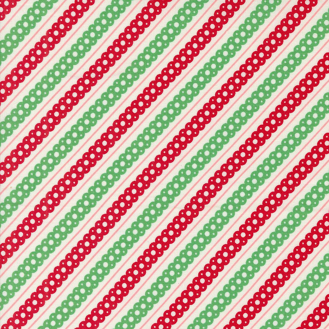 Scallop Stripes Snow
