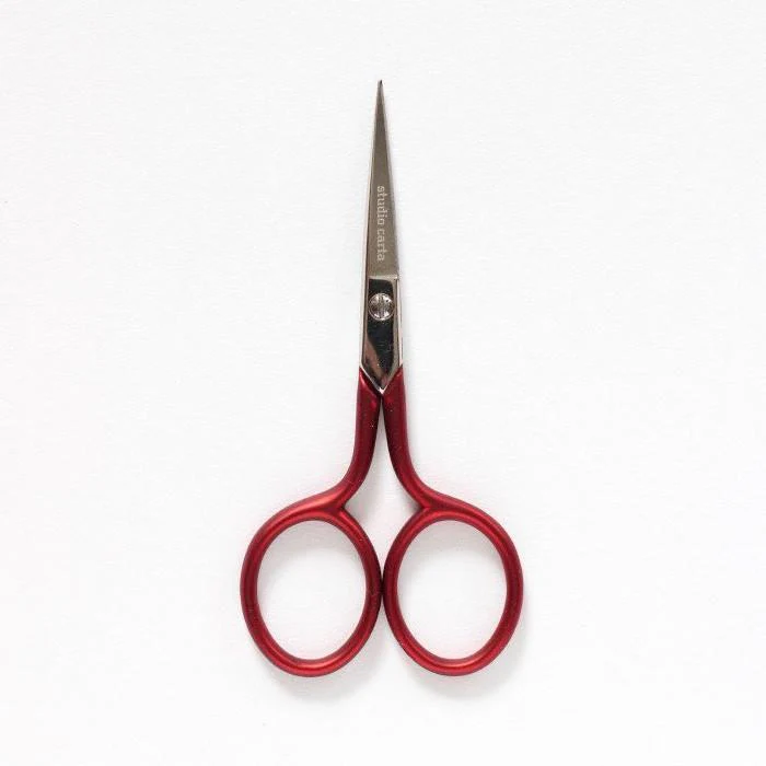 Scarlet Red Embroidery Scissors