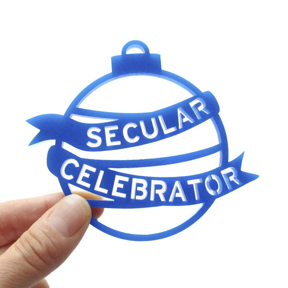 Secular Celebrator Holiday Ornament