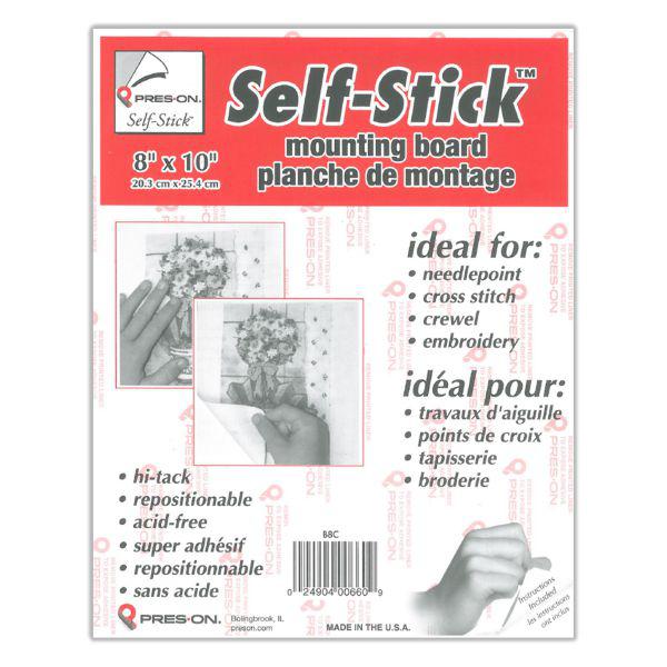 Self-Stick mounting board: 8" x 10"
