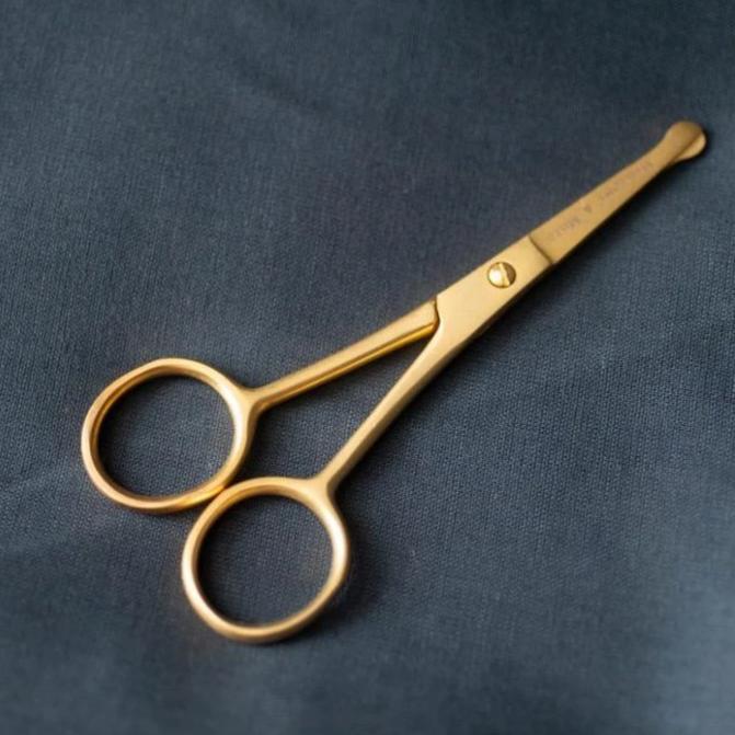Short Blade Gold Safety Scissors