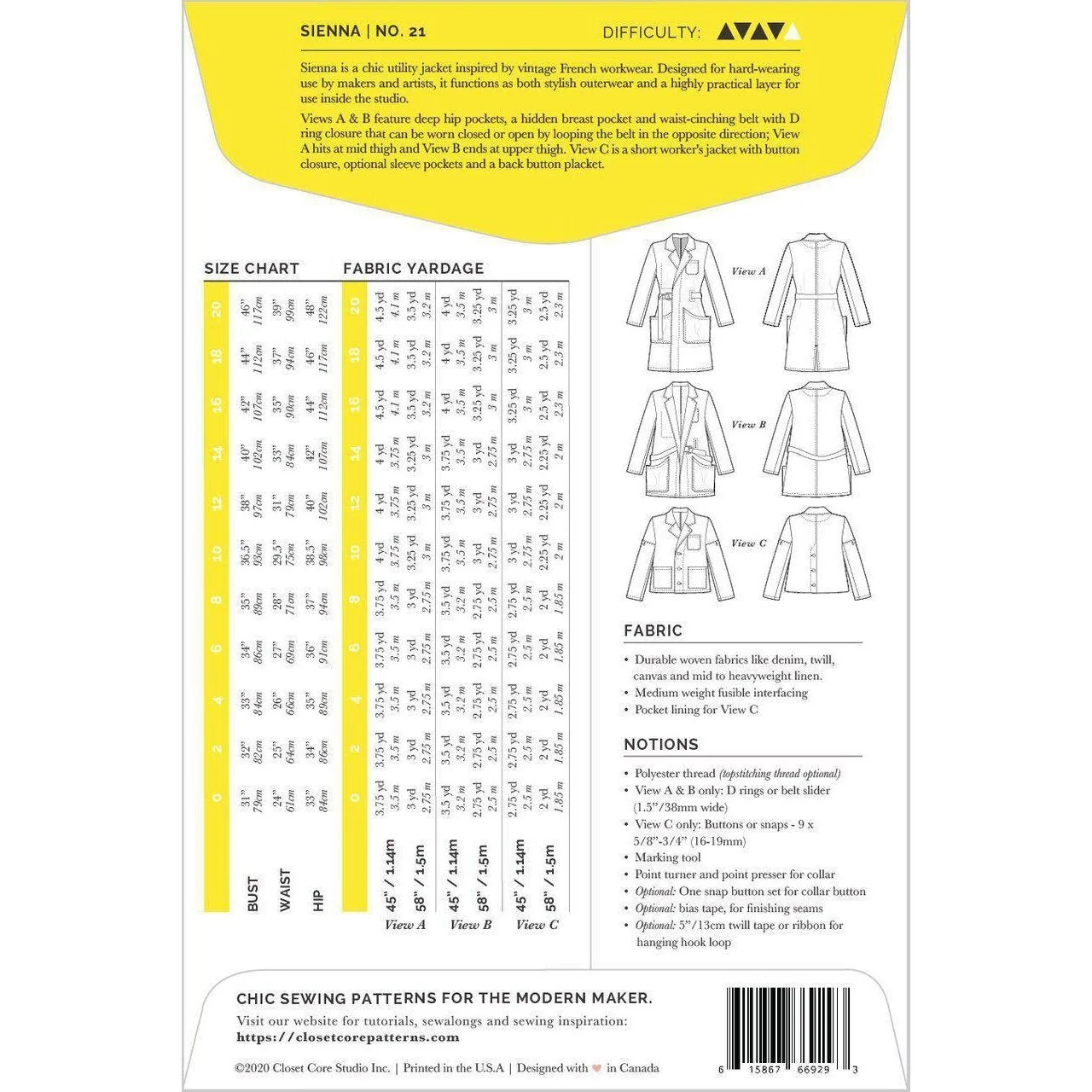 Sienna Maker Jacket Pattern - Image 17
