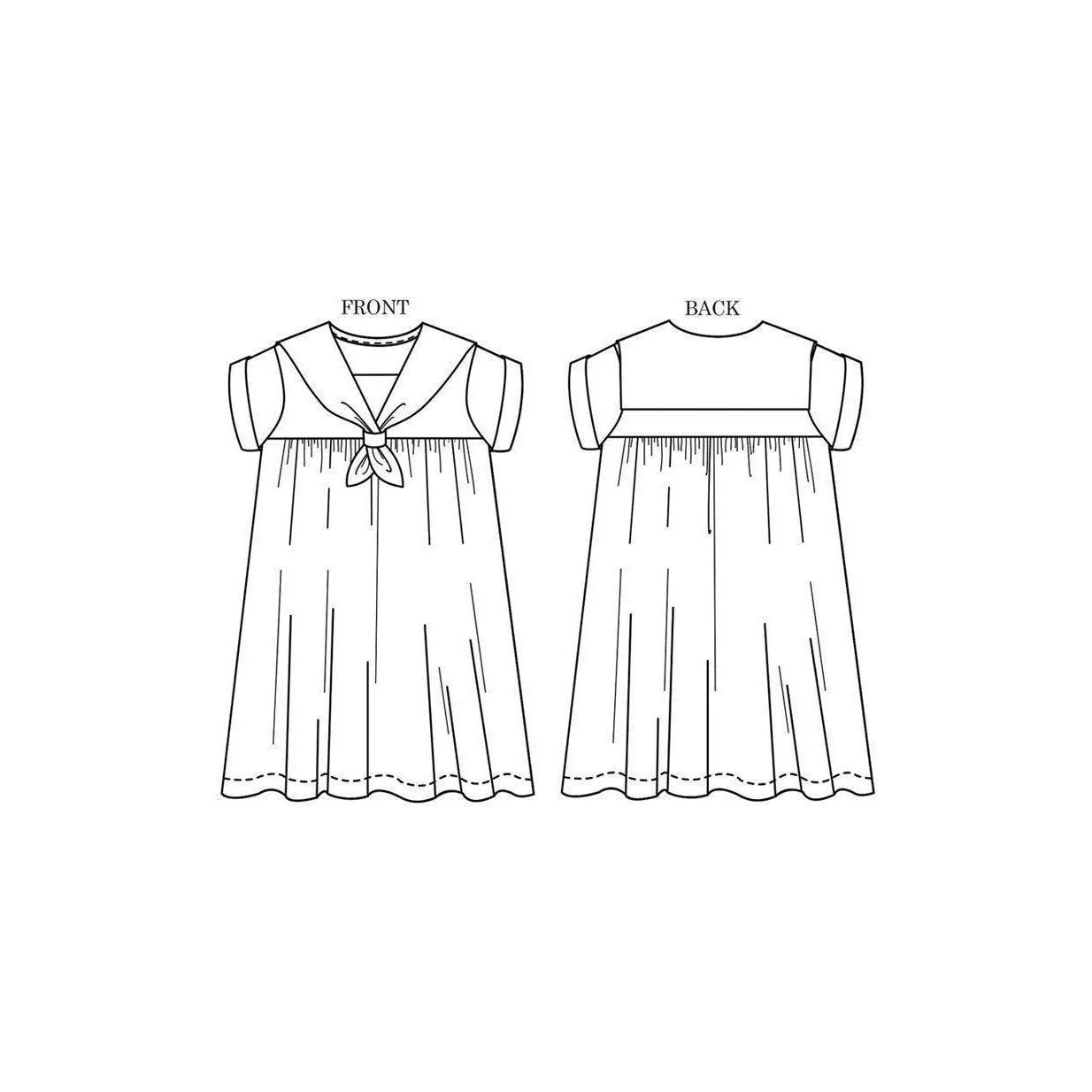 Skipper Child's Dress Pattern - PDF DOWNLOAD - Image 3