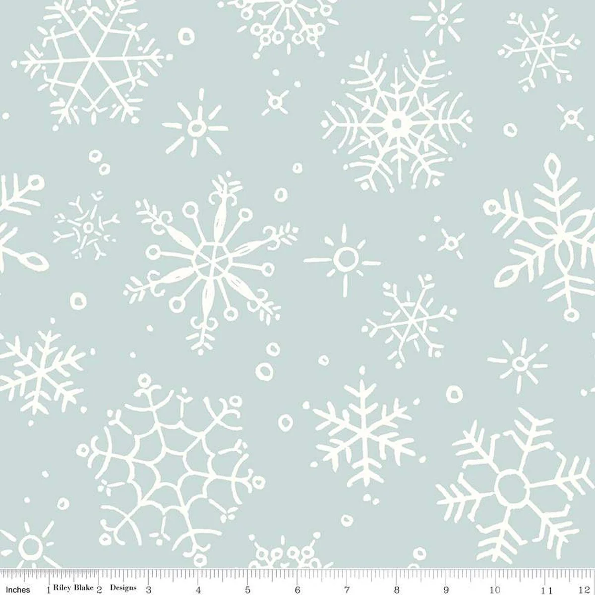 Snowflake Blue 108" Wideback