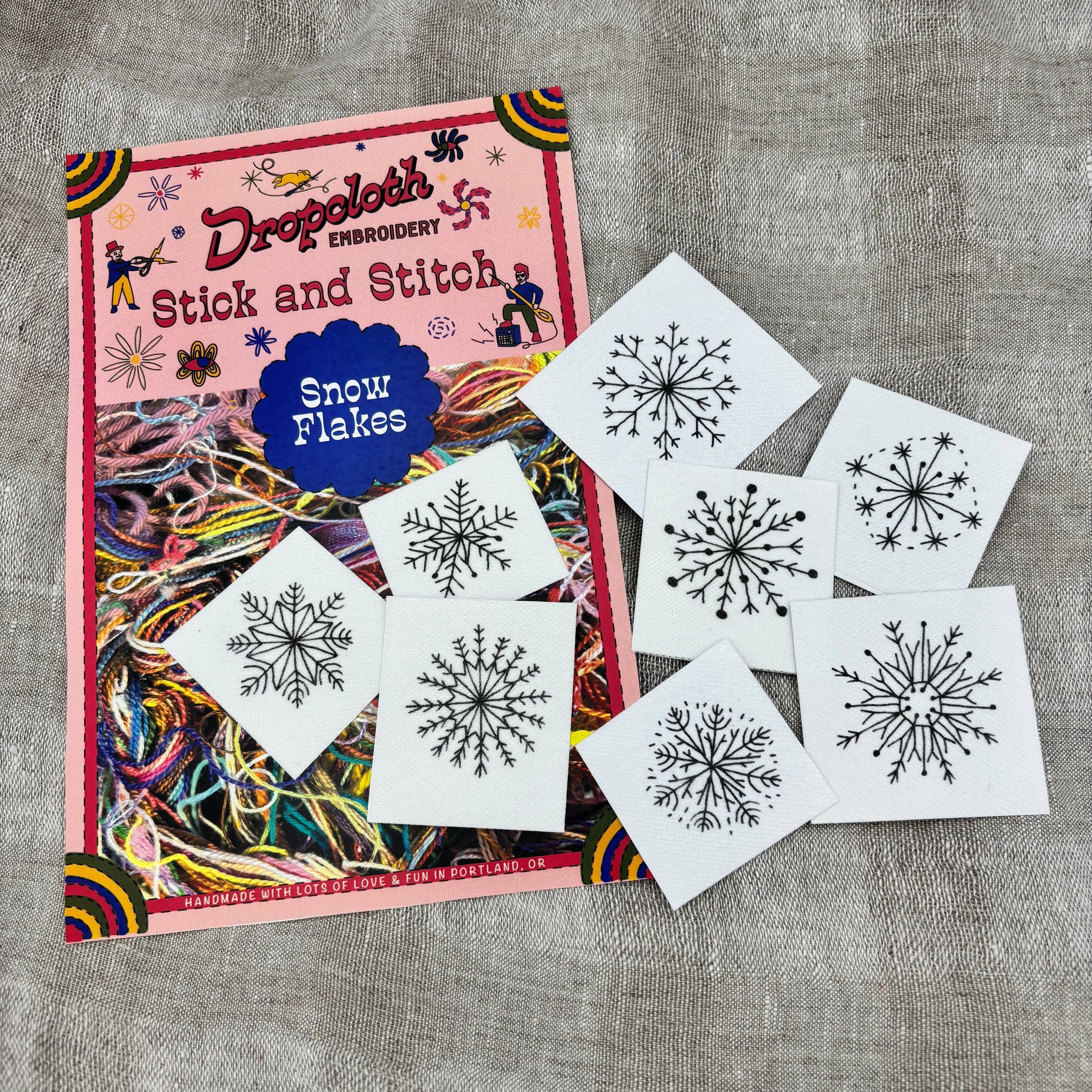 Snowflake Stick and Stitch Set