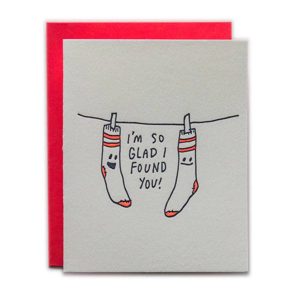 Sock Love Greeting Card