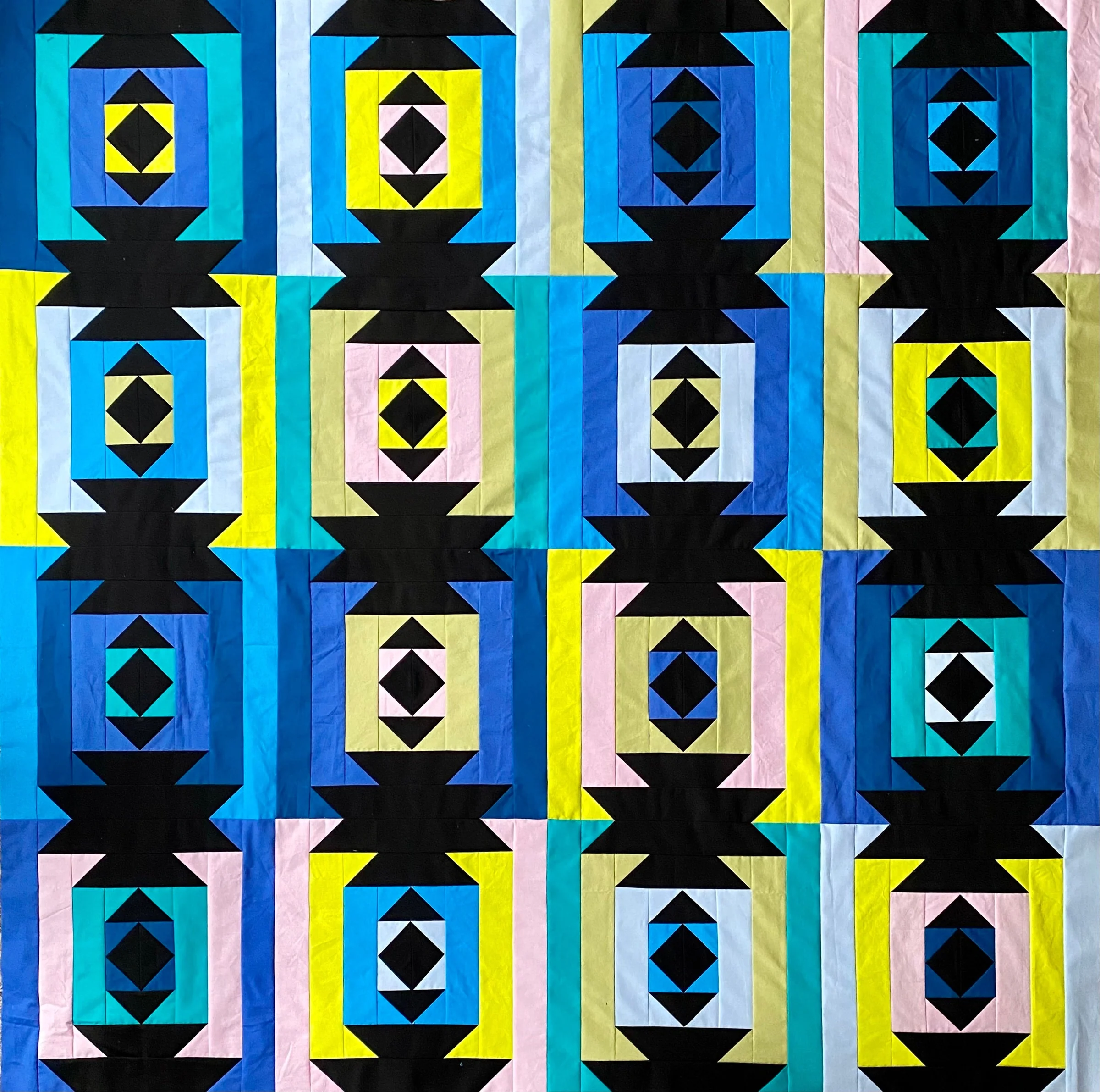 Soda Cans Quilt Top - 3 sessions