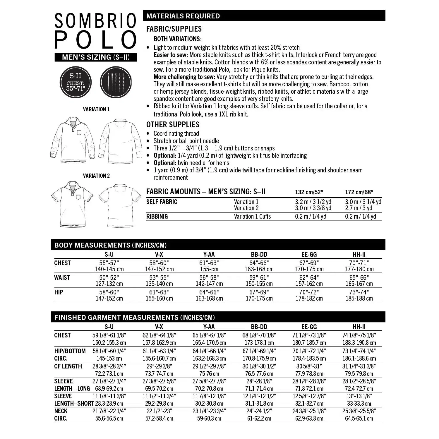Sombrio Polo Pattern (Men's) - PDF DOWNLOAD - Image 7