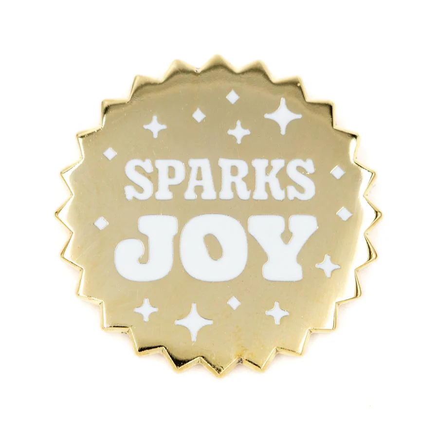 Spark Joy Enamel Pin