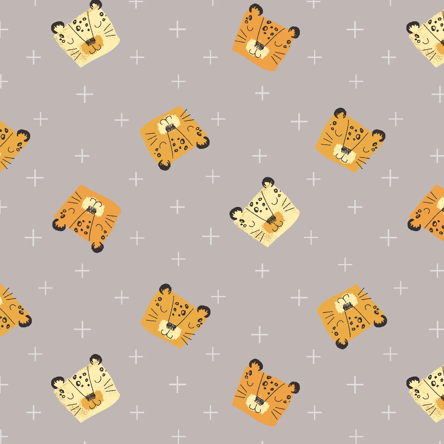 Spot The Leopard Grey