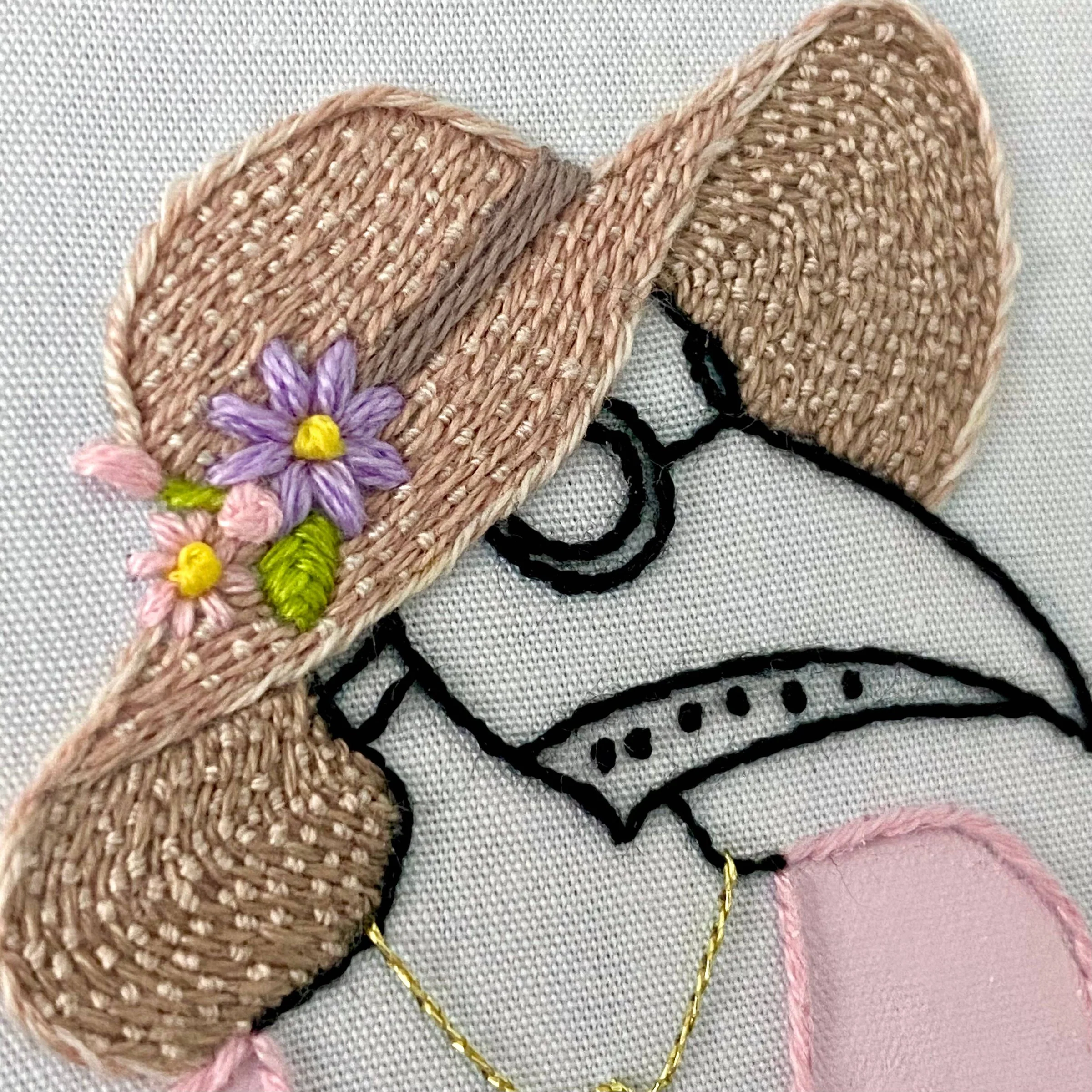 Spring Plague Doctor Embroidery Kit - Image 2