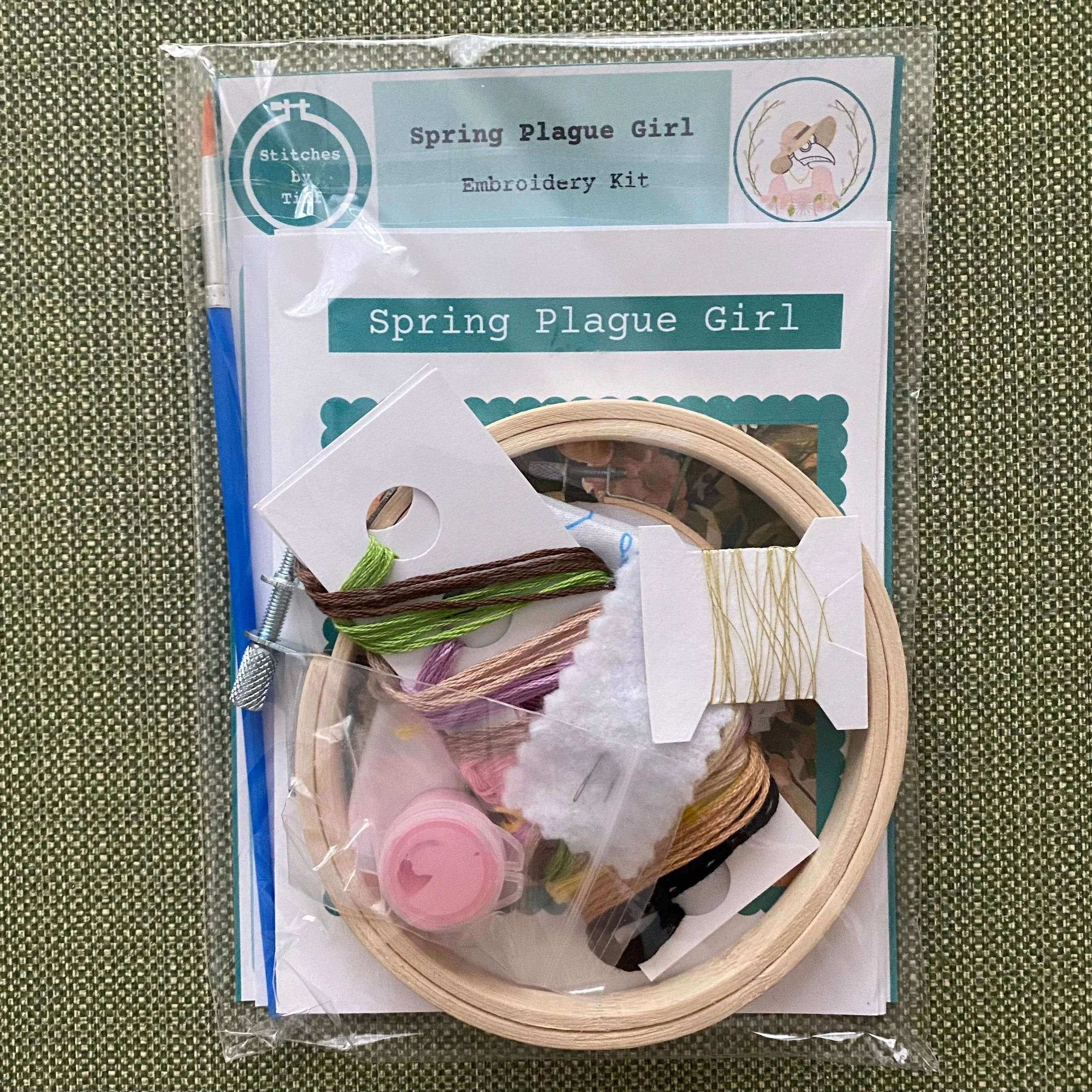 Spring Plague Doctor Embroidery Kit - Image 5