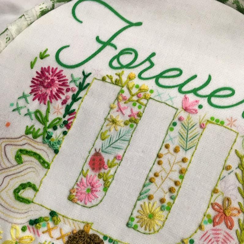 Stash Buster Forever Wild Embroidery Kit - Image 2