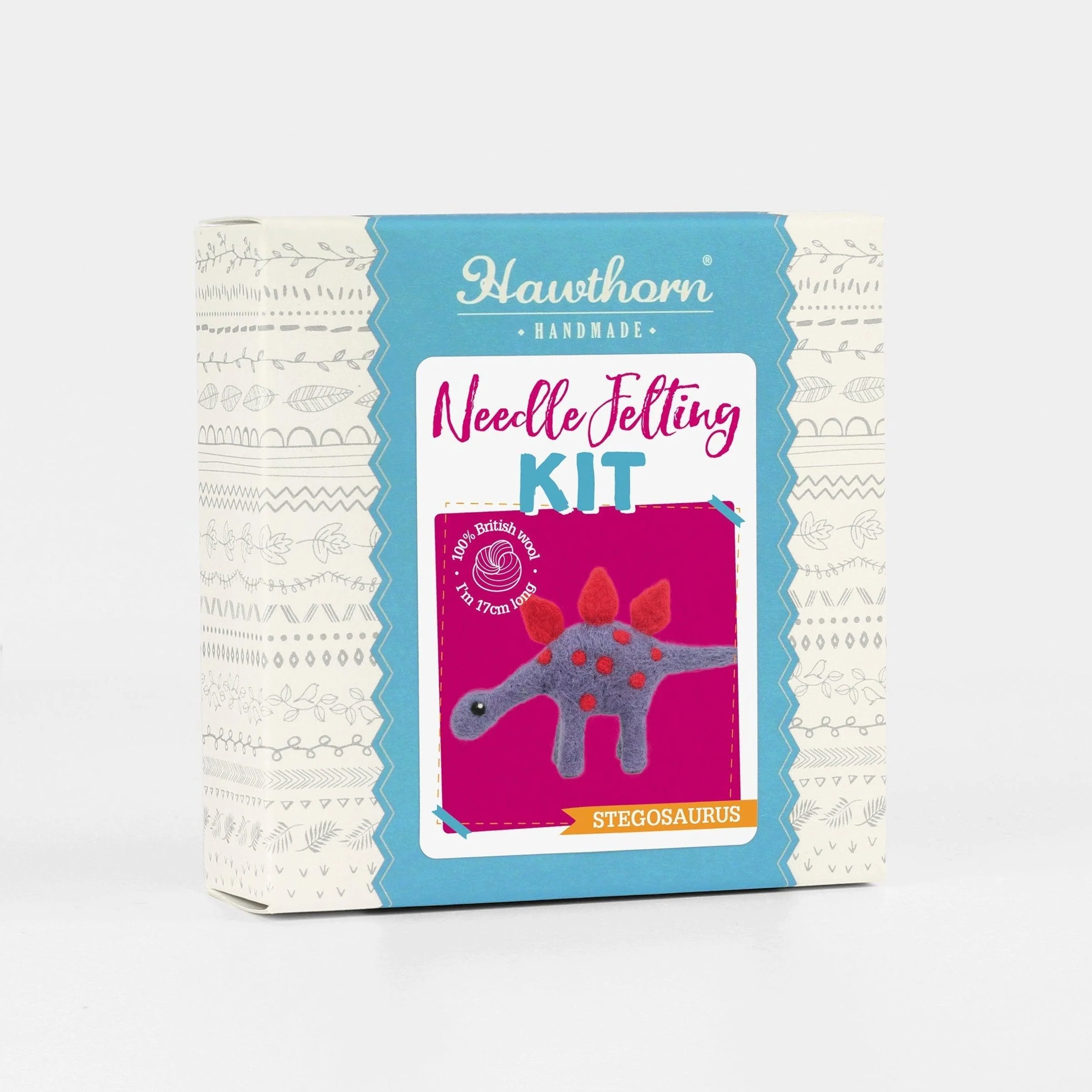 Stegosaurus Mini Needle Felting Kit - Image 4
